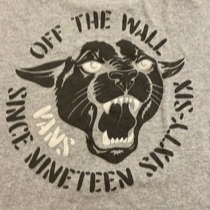 Vans long sleeve grey tee, mens size S